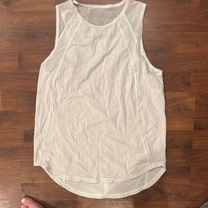 Women's White lululemon Sleeveless Top